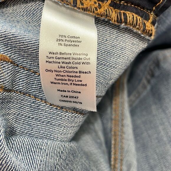 Talbots Flawless High-Waist Straight Ankle Jeans Size 6 Raw Hem - Picture 4 of 7